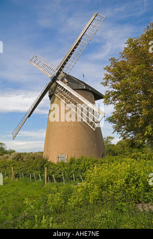 Bembridge Windmill Isle of Wight Inglaterra Foto de stock