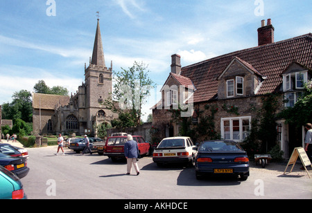 Casas en la aldea de Lacock Wiltshire