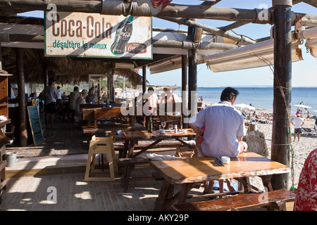 Restaurante Jockey Club, Ibiza, Baleares, España Foto de stock