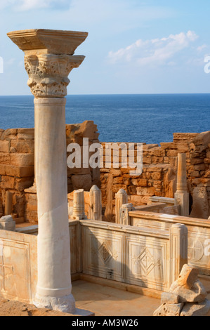 Iglesia Bizantina Al Athrun Libia Retrato Foto de stock