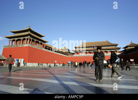 Meridian Gate, una de las puertas de la Ciudad Prohibida de Pekín, China