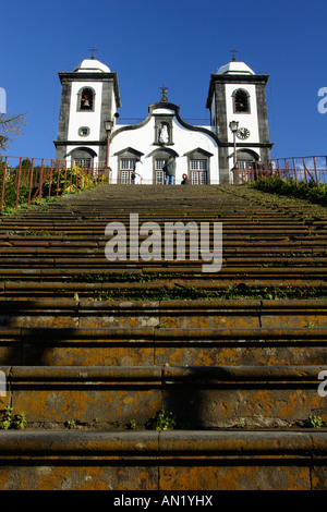 Portugal Madeira Wallfahrtskirche Nossa Senhora do Monte en Monte Foto de stock