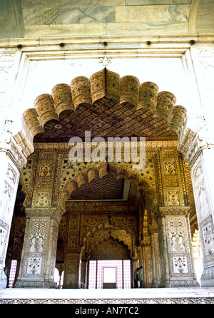 Desde Royal Apartments en Agra Fort complejo Foto de stock