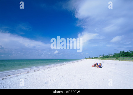 En Sanibel Island, el Faro Park Beach, Fort Myers, Florida, EE.UU. Foto de stock