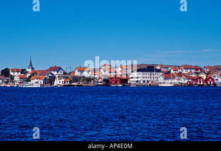Gullholmen en la costa occidental de Suecia Foto de stock