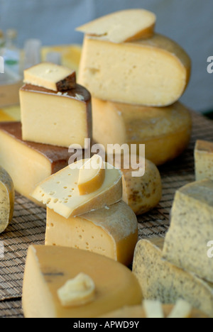 Selección de quesos galeses Foto de stock
