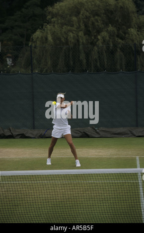 ANNA KOURNIKOVA Federación de Jugador de tenis de Wimbledon en Inglaterra Foto de stock