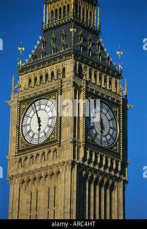 El Big Ben, las Casas del Parlamento, en Westminster, Londres, Inglaterra, Reino Unido, Europa