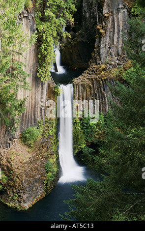 Toketee Falls en el norte del río Umpqua en Oregon. EE.UU
