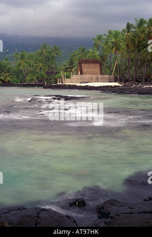 Ver mostrando Honaunau Bay, pozas, y hale O Keawe a Puu Honua o ...