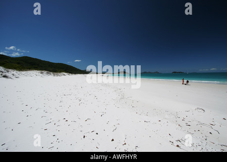 Playa Whitehaven Foto de stock