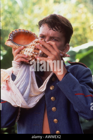 Chris Furrh, Balthazar Getty, Danuel Pipoly Película: El Señor de las Moscas  (EE.UU. 1990) Personajes: Jack Merridew,Ralph,Piggy Director: Harry Hook 16  de marzo de 1990 **ADVERTENCIA** Esta fotografía es para uso editorial