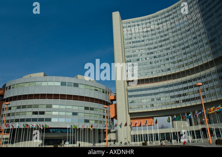 La Sede de las Naciones Unidas en Viena Foto de stock