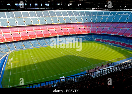 El Camp Nou, el estadio de fútbol del FC BARCELONA BARCELONAFC FCBARCELONA ESPAÑA Foto de stock