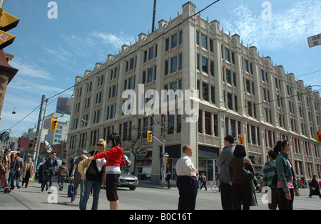 City TV Building, 299 Queen Street West, Toronto, Ontario, en la esquina de Queen y John Foto de stock