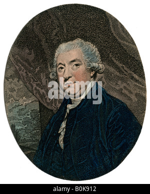 James Boswell, novena Laird de Auchinleck, abogado escocés del siglo XVIII y diarista, siglo XIX. Artista: Desconocido Foto de stock