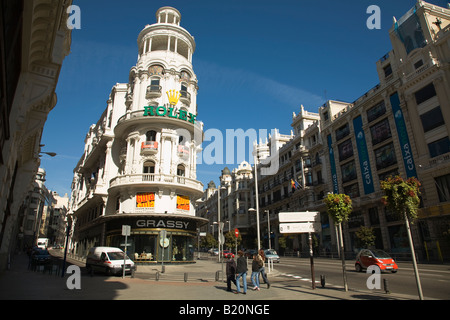 Espa a Madrid edificio con Rolex Watch maker signo de marca