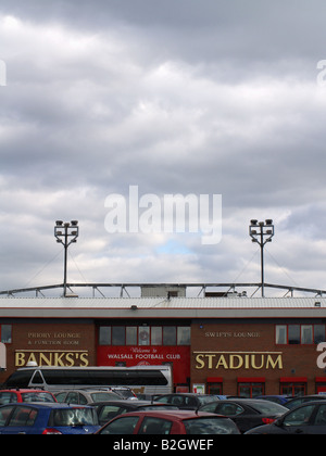 Bescot Stadium, hogar del club de fútbol en Walsall, West Midland UK Foto de stock