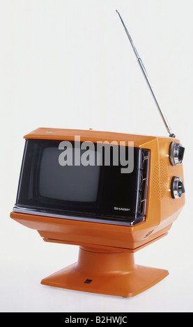 Televisión, televisión, televisores, TV Sharp 5 P - 12 G, alrededor de 1974,