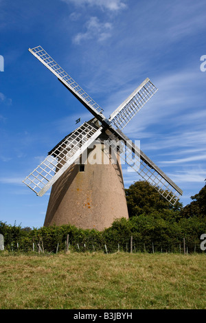 Bembridge Windmill, la Isla de Wight, UK Foto de stock