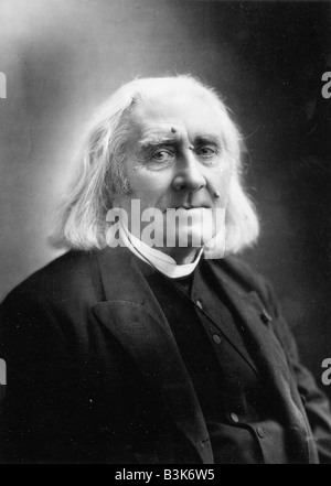 Compositor húngaro Franz Liszt 1811 a 1886 Foto de stock