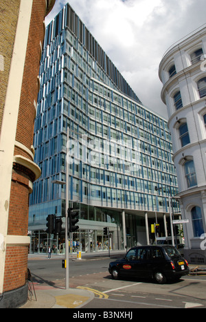 Aletas azules Edificio Southwark Street Bankside Londres Inglaterra Foto de stock