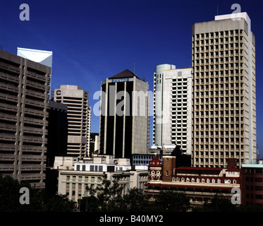 Geografía / viajes, Australia, Queensland, Brisbane, ciudad capital, horizonte de Albert Park, rascacielos, ciudad