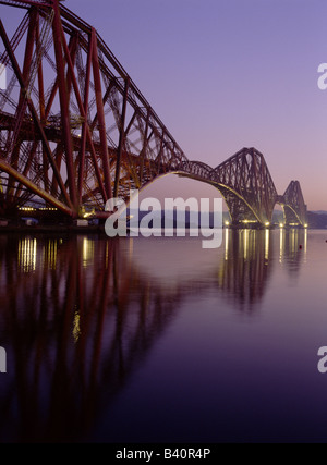 dh Victorian Railway Bridge RAIL BRIDGE FIRTH OF FORTH Scottish Landmarks Cantilever bridge night Landmark scotland bhz