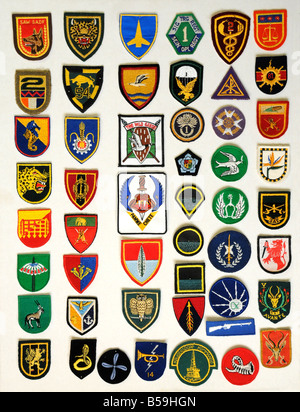 Las insignias de tela militar de Sudáfrica, Rhodesia (Pamwe Chete) y Congo mercenarios (Los gansos silvestres)