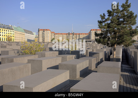 Holocaust Denkmal Berlín ALEMANIA Foto de stock