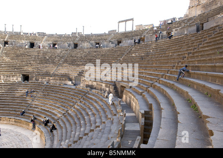 El anfiteatro romano de Bosra Foto de stock