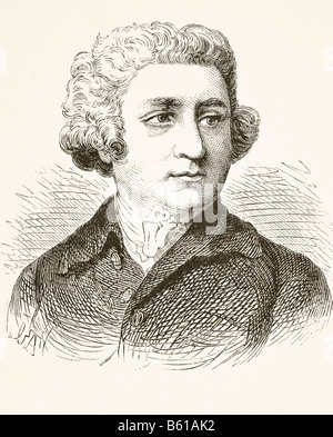 Charles James Fox, 1749 - 1806. Primer secretario de asuntos exteriores de Gran Bretaña, estadista y orador whig. Foto de stock