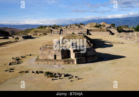 Las ruinas de Monte Albán, México Foto de stock