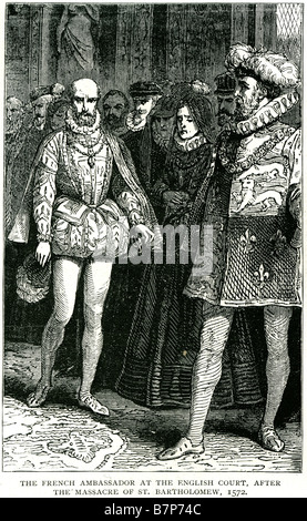 Francés ambasador Corte Ingles 1572 MASACRE masacre de San Bartolomé de la Saint-Barthélemy reunión