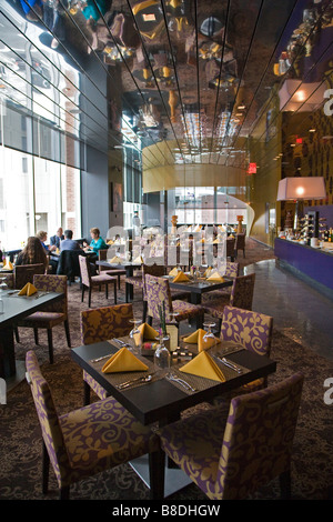 Detroit, Michigan El Bistro 555 Restaurante en el hotel, en el Casino Greektown Foto de stock