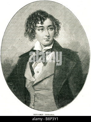 Benjamín Disraeli primer conde de Beaconsfield estadista conservador británico figura literaria