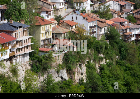 Casas Colgantes el desfiladero de Tarnovo Bulgaria de stock - Alamy