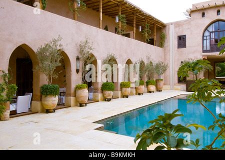 Marruecos, Marrakech, Riad caravasar Foto de stock