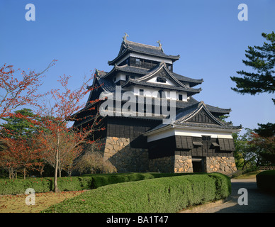 El castillo de Matsue en la prefectura de Shimane en Japón