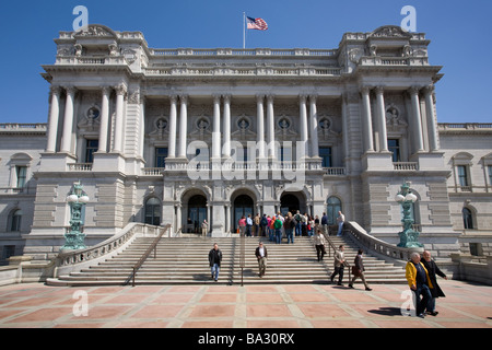 Biblioteca del Congreso es la biblioteca más grande en el mundo, Washington DC, Distrito de Columbia Foto de stock