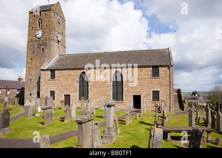 La iglesia de St Serf, Dunning, Perth y Kinross, Escocia Foto de stock