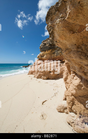 Sint Maarten Cupecoy beach Foto de stock