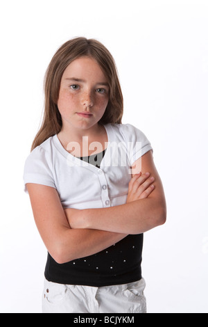 Retrato de una niña de 10 años Fotografía de stock - Alamy