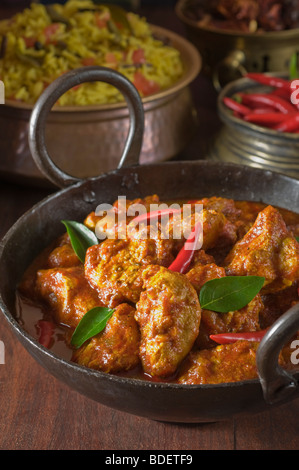 Chili pollo al curry de la India Sur Asia Food