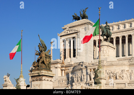 Monumento Nacional de Víctor Manuel II, Roma Foto de stock