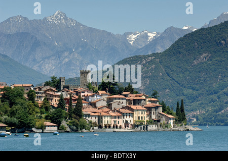 Santa Maria Rezzonico, el Lago de Como, en Lombardía, Italia, Europa