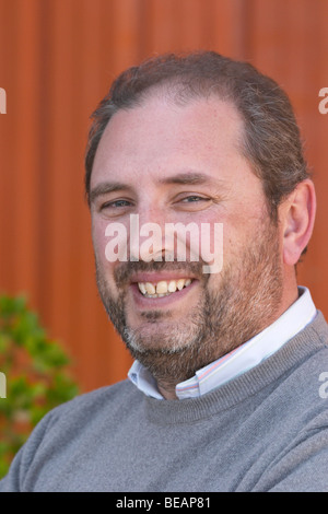 Fernando Caballero Arroyo, director de bodegas Frutos Villar, Cigales España Castilla y León Foto de stock