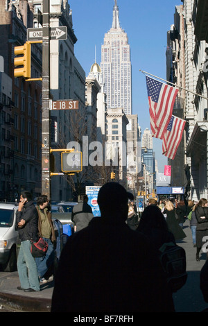 Estados Unidos, Nueva York : Manhattan Foto de stock