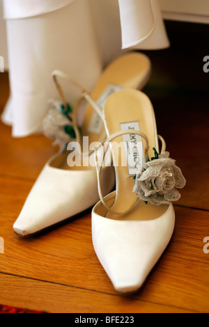 Jimmy zapatos de boda para una novia Fotografía de -