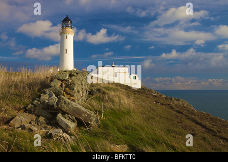 Mull of Galloway Lighthouse, el Rhins, Dumfries y Galloway, Escocia. Foto de stock
